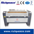 Modèle de promotion informatisé Richpeace modèle 1300x900mm 80 w tube laser machine à lentilles à double tête laser